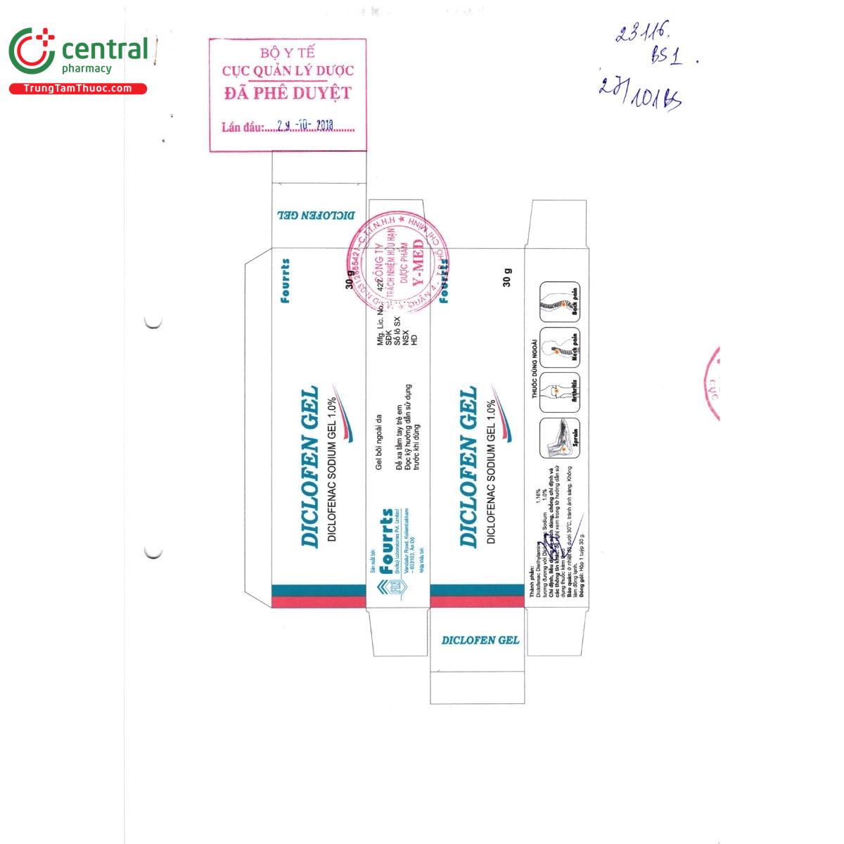 thuoc diclofen gel fourrts 3 O5316 thuoc diclofen gel fourrts 3 O5316