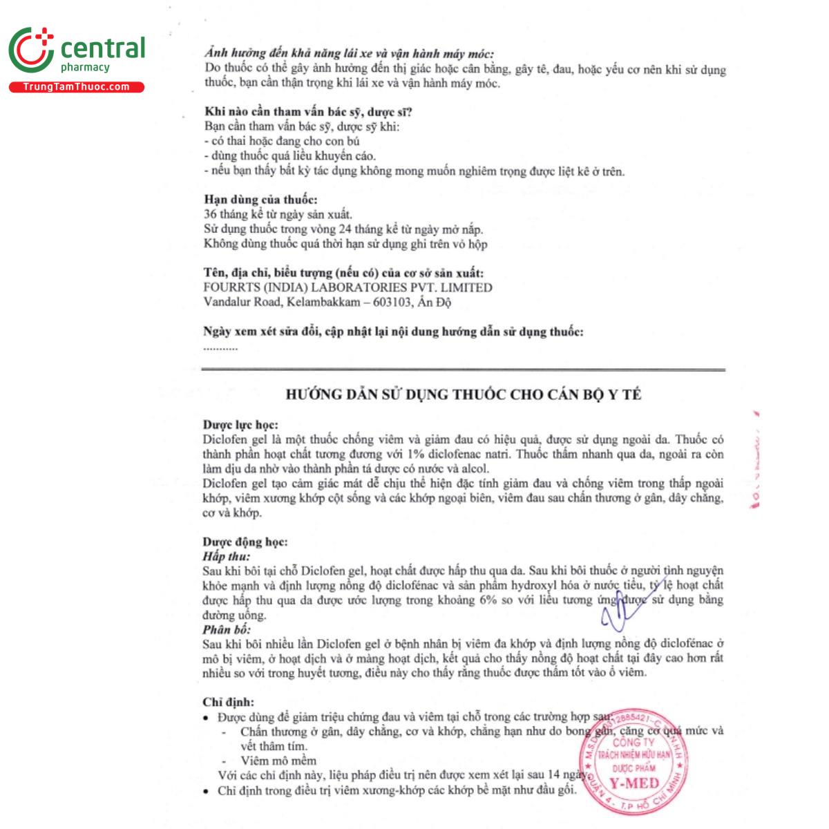 thuoc diclofen gel fourrts 8 H3767 thuoc diclofen gel fourrts 8 H3767