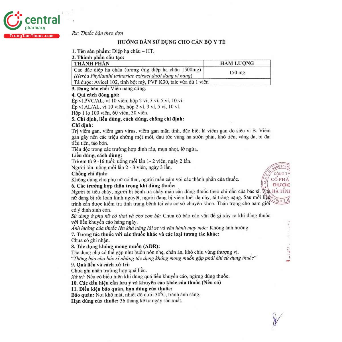 thuoc diep ha chau ht 3 N5401 thuoc diep ha chau ht 3 N5401