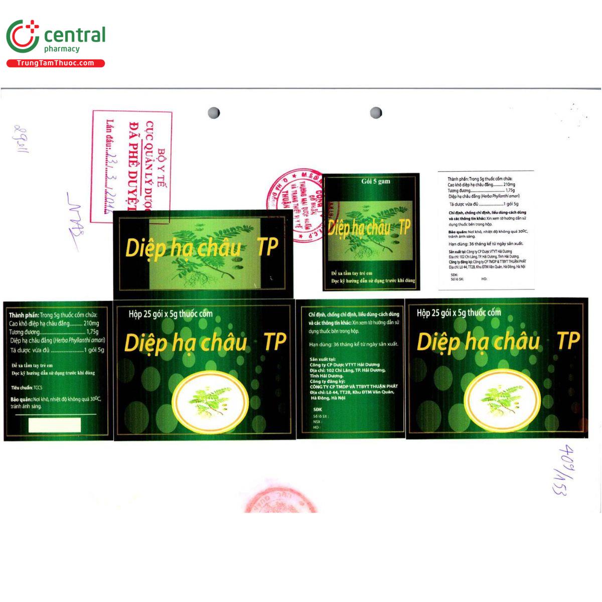 thuoc diep ha chau tp 3 D1306 thuoc diep ha chau tp 3 D1306