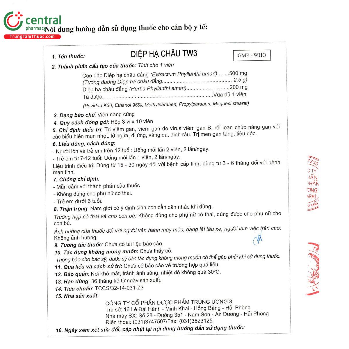 thuoc diep ha chau tw3 4 G2274 thuoc diep ha chau tw3 4 G2274