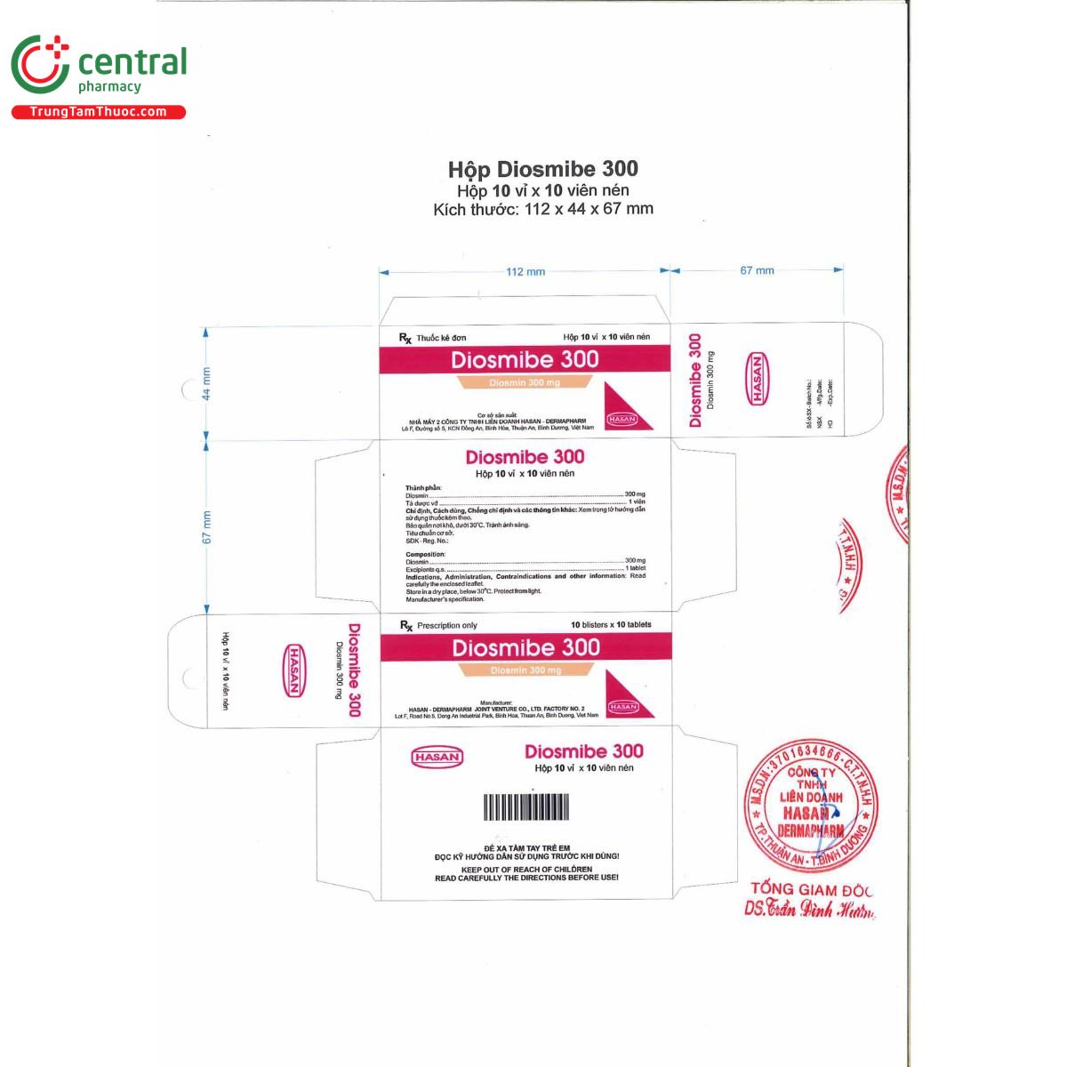 thuoc diosmibe 300mg 3 A0237