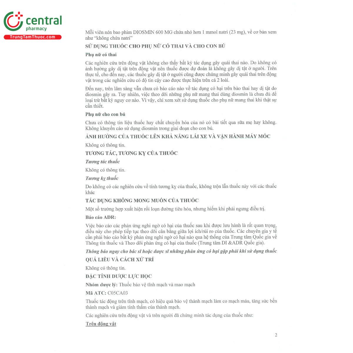 thuoc diosmin 600mg boston pharma 5 H2322