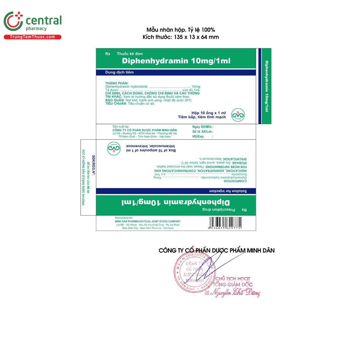 thuoc diphenhydramin 10mg 1ml minh dan 3 O6481 thuoc diphenhydramin 10mg 1ml minh dan 3 O6481
