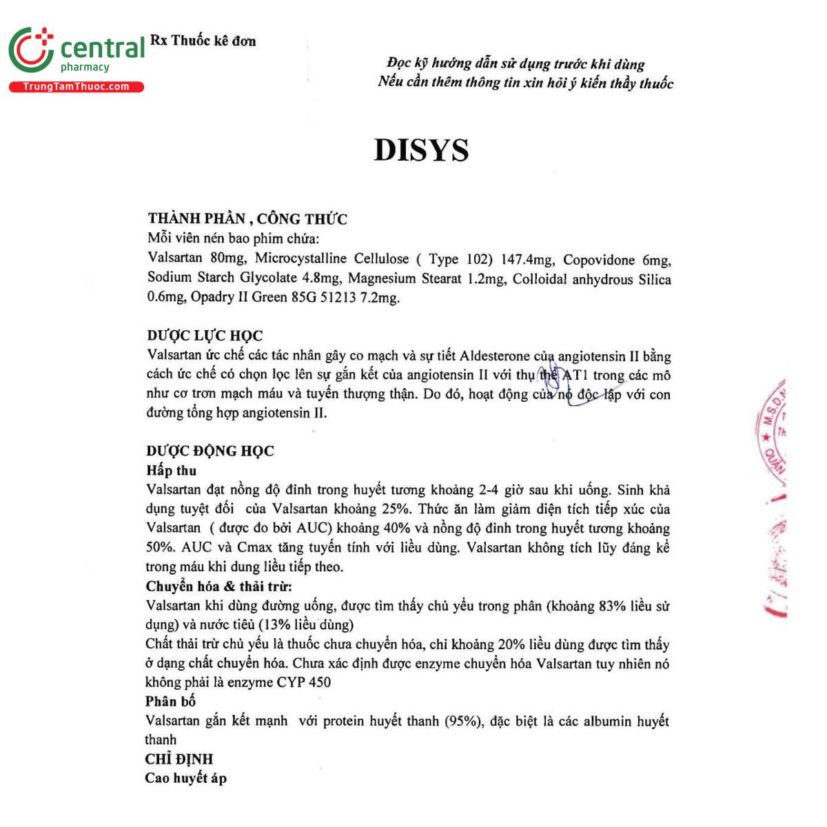 thuoc disys 80mg 8 F2673 thuoc disys 80mg 8 F2673