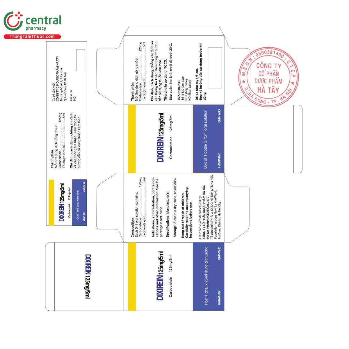 thuoc dixirein 125mg 5ml 2 L4756