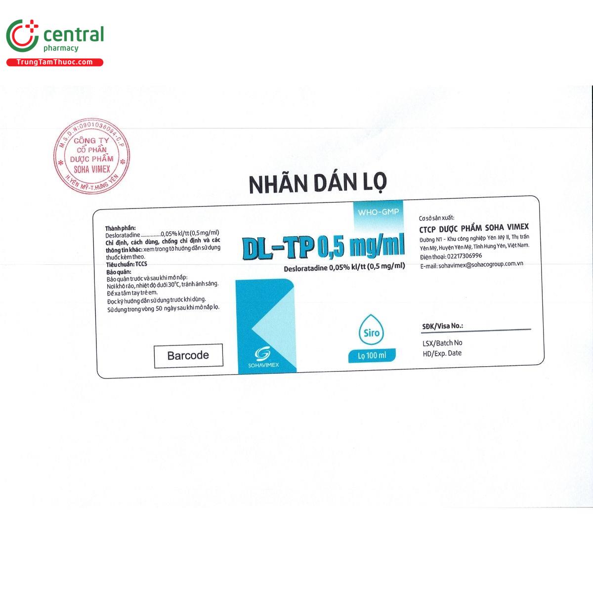 thuoc dl tp 0 5 mg ml 3 D1870