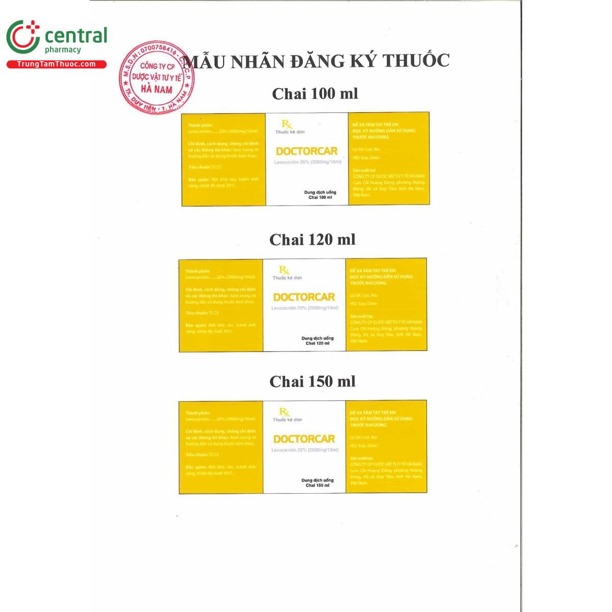 thuoc doctorcar 2000mg 10ml 12 B0014