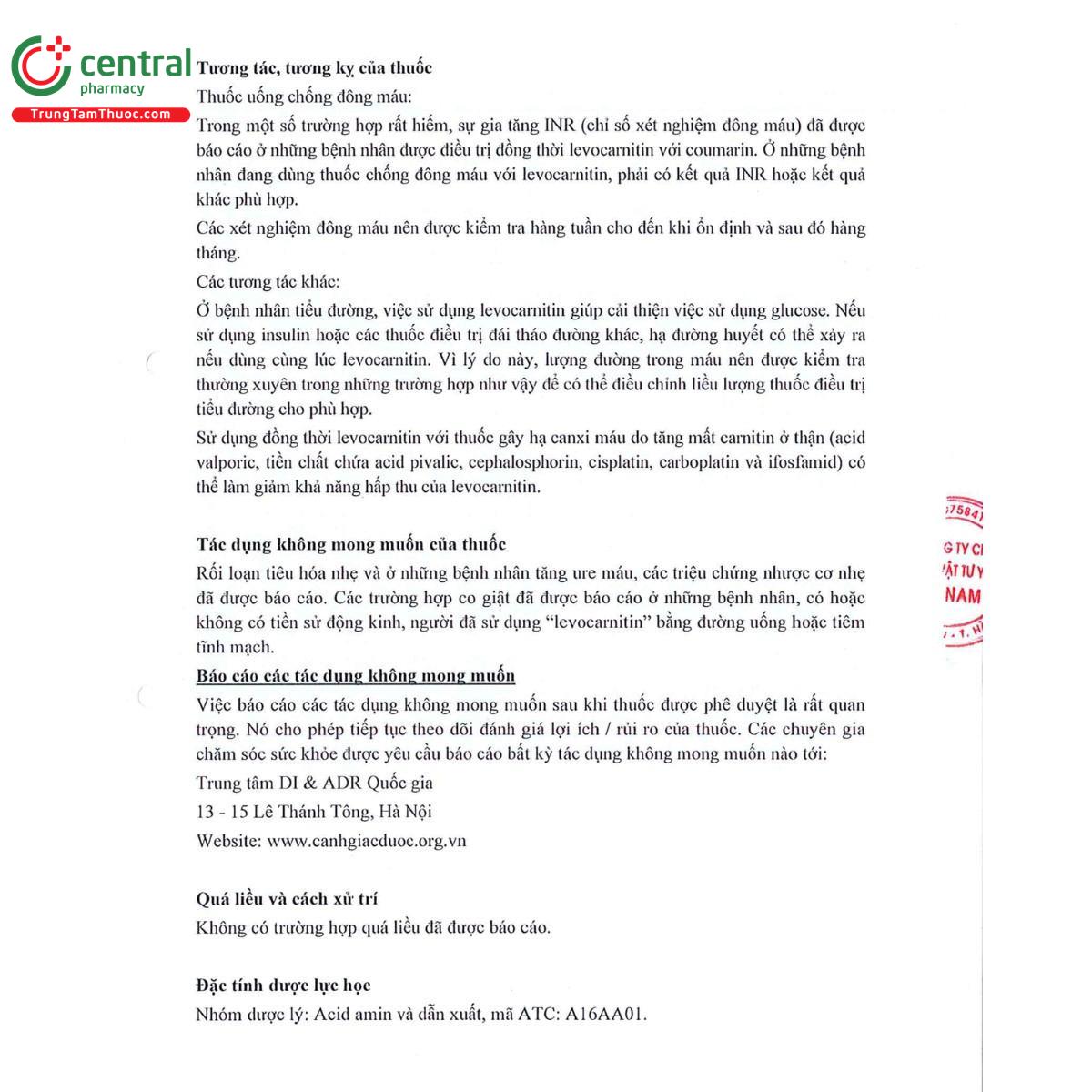 thuoc doctorcar 2000mg 10ml 15 V8837