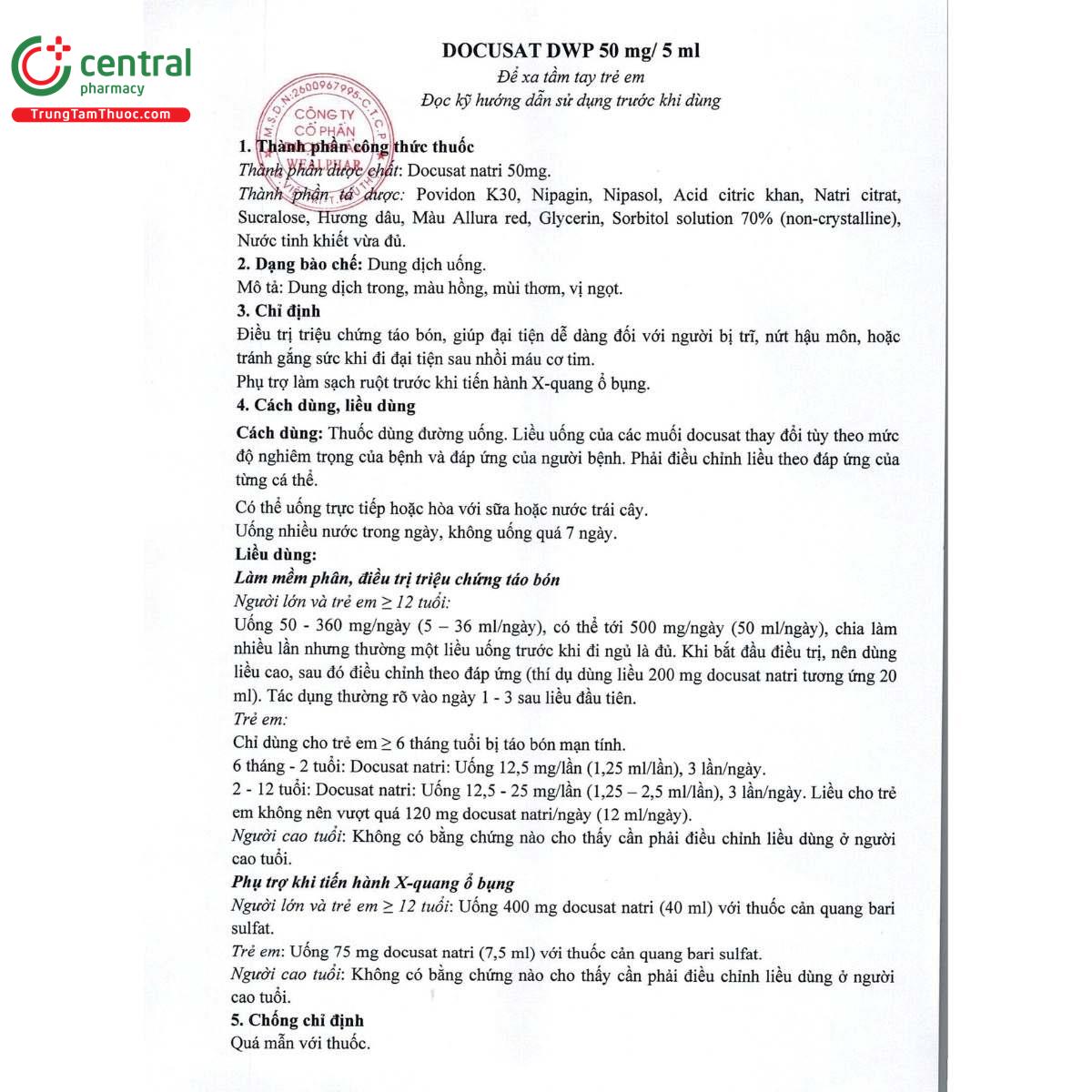 thuoc docusat dwp 50mg 5ml 6 I3573