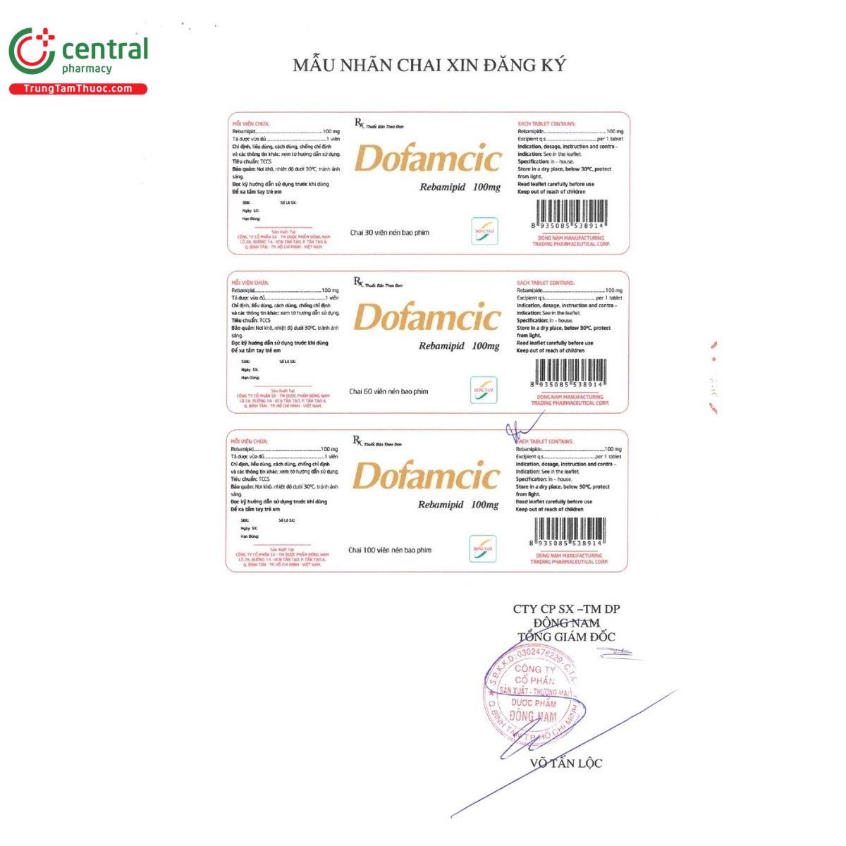 thuoc dofamcic 100mg 3 Q6455 thuoc dofamcic 100mg 3 Q6455