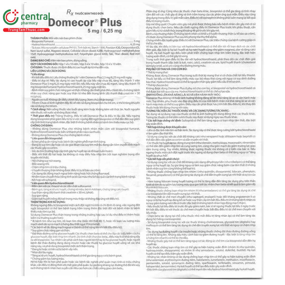 thuoc domecor plus 5mg 6 25mg 10 E1226