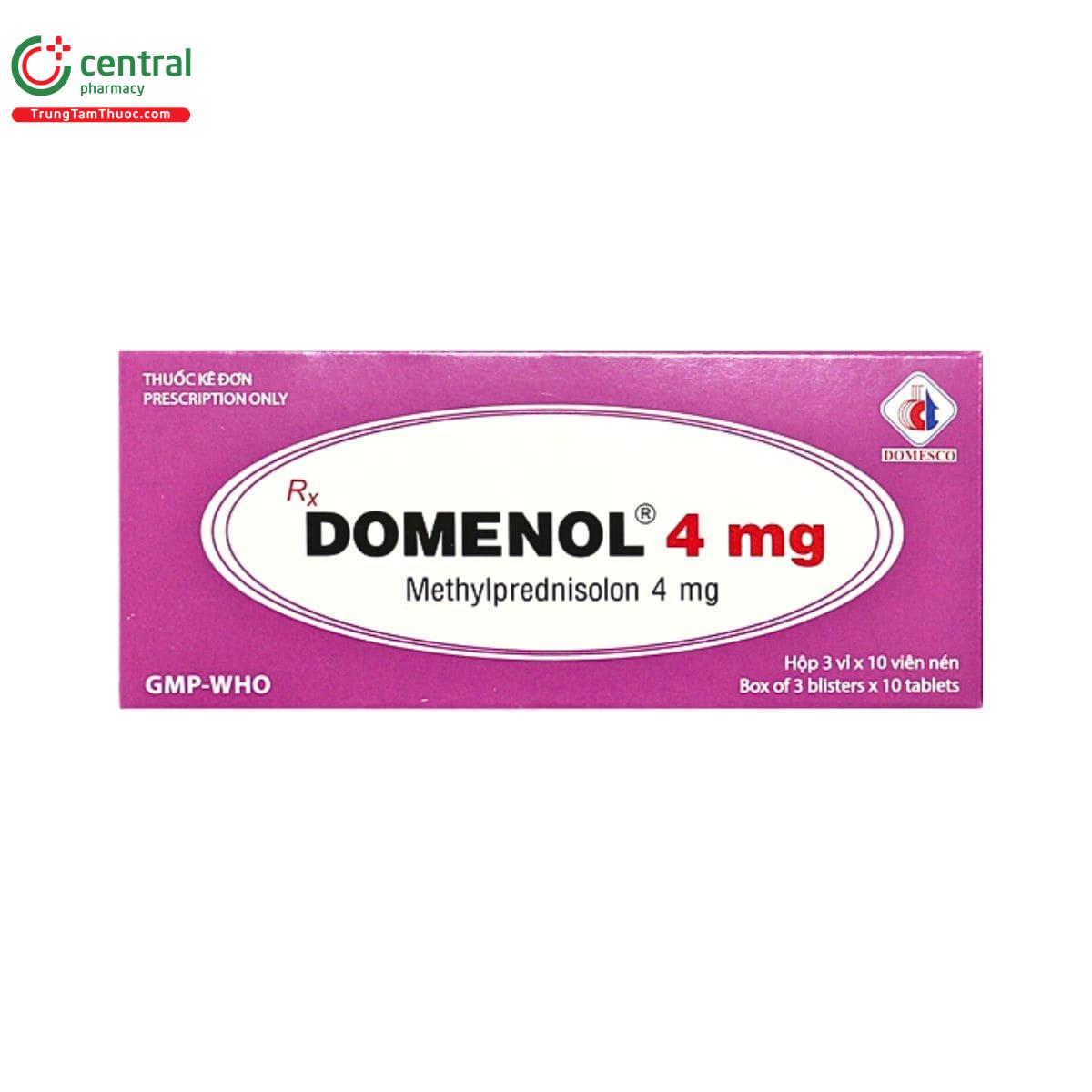 thuoc domenol 4mg 3 T7408 thuoc domenol 4mg 3 T7408