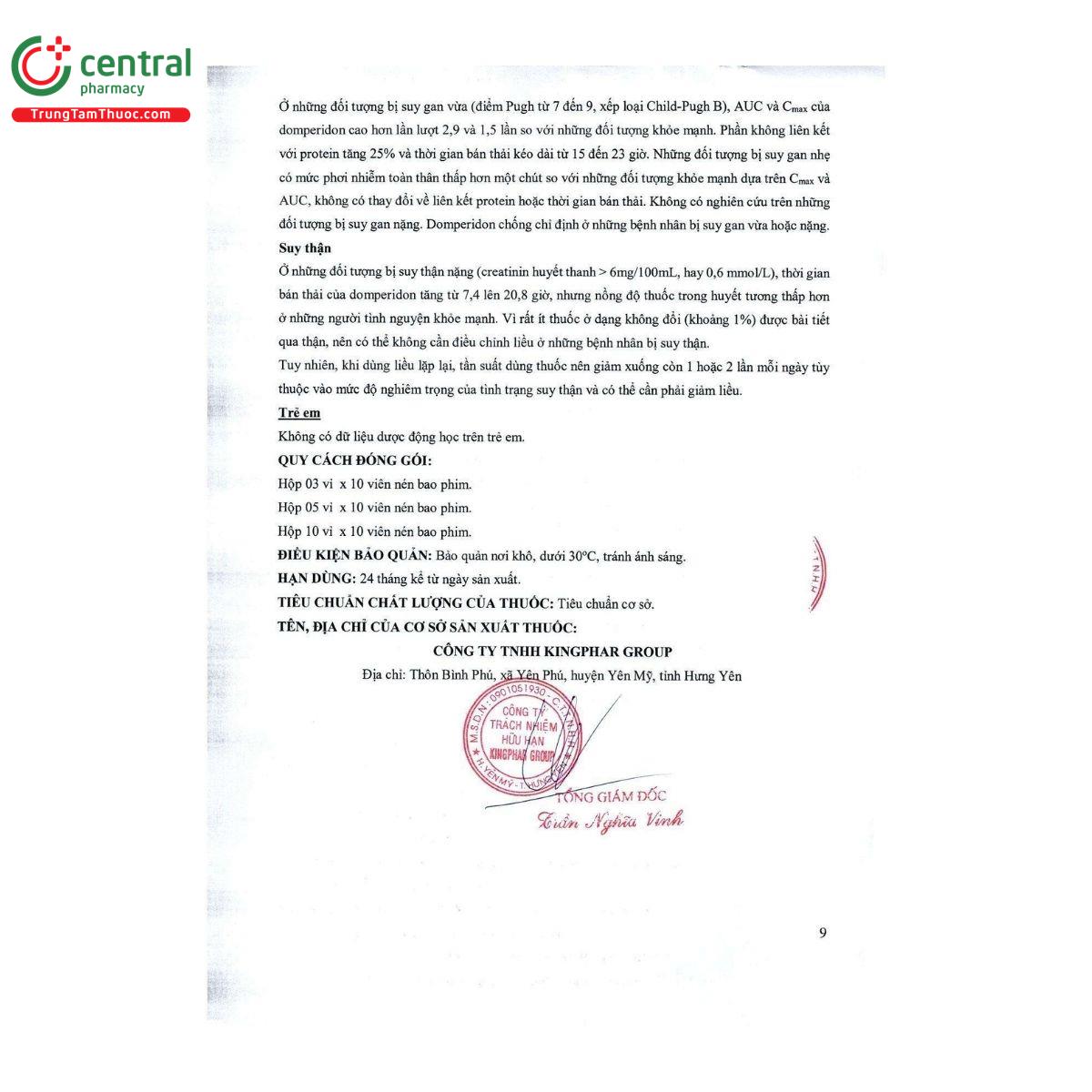 thuoc domperidon 10 mg kingphar 11 Q6417