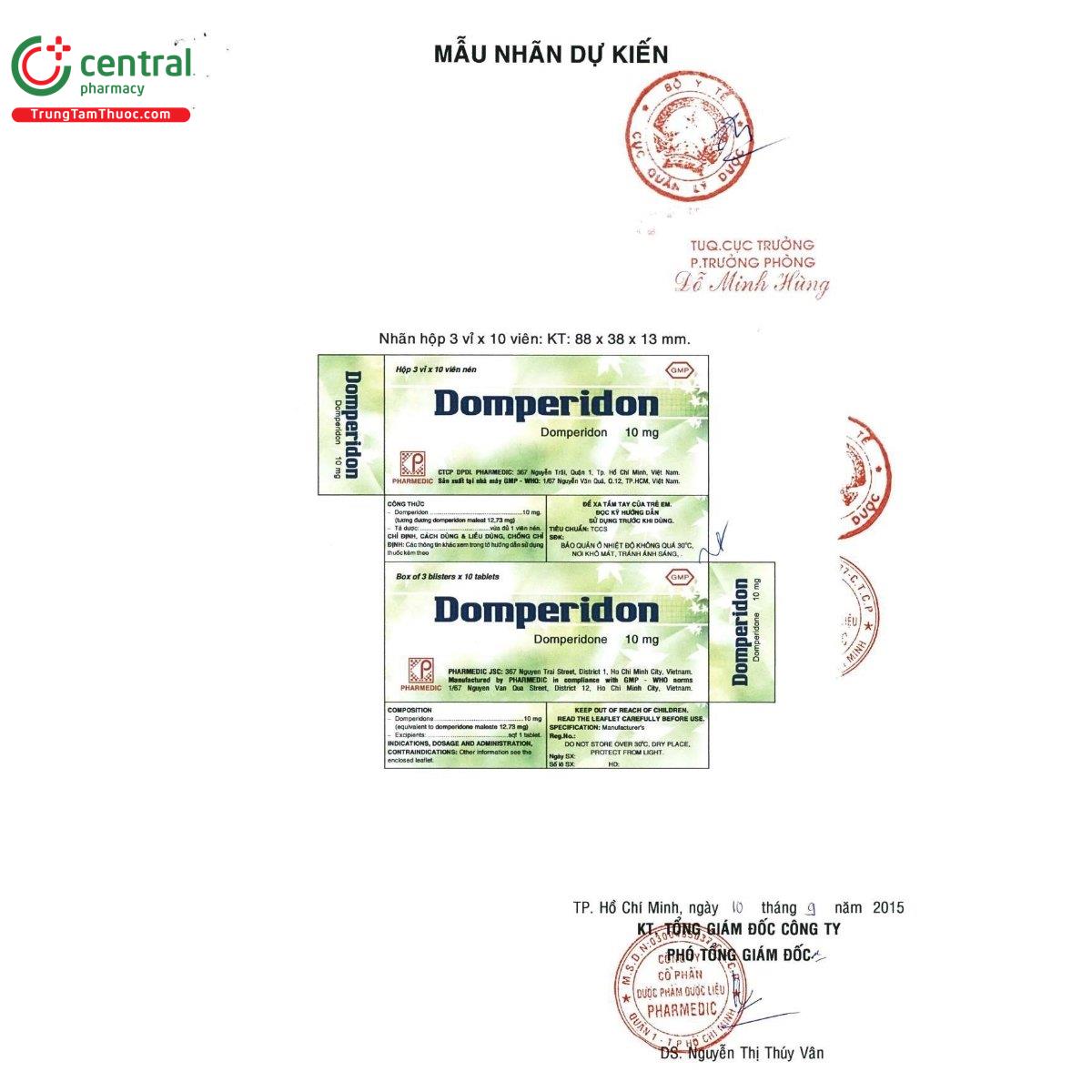 thuoc domperidon 10mg pharmedic 5 V8606 thuoc domperidon 10mg pharmedic 5 V8606