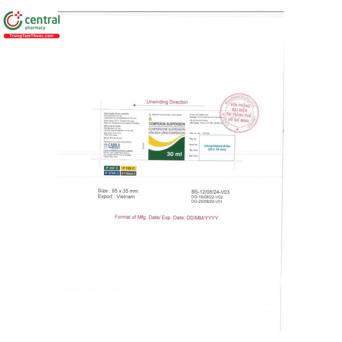 thuoc domperon suspension 1mg ml 3 O5300