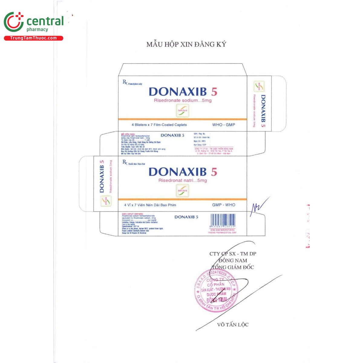 thuoc donaxib 5 8 D1572 thuoc donaxib 5 8 D1572