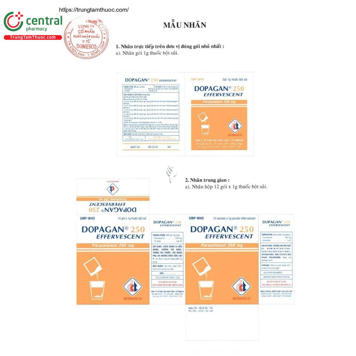 thuoc dopagan 250mg effervescent bot sui 2 A0468 thuoc dopagan 250mg effervescent bot sui 2 A0468