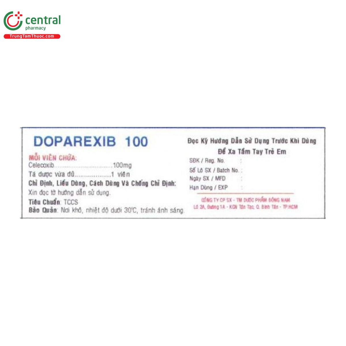 thuoc doparexib 100mg 3 U8448 thuoc doparexib 100mg 3 U8448
