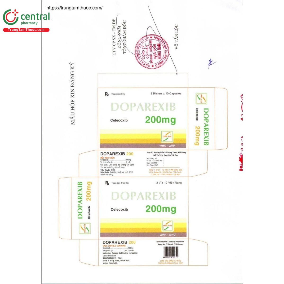 thuoc doparexib 200mg 2 D1870 thuoc doparexib 200mg 2 D1870