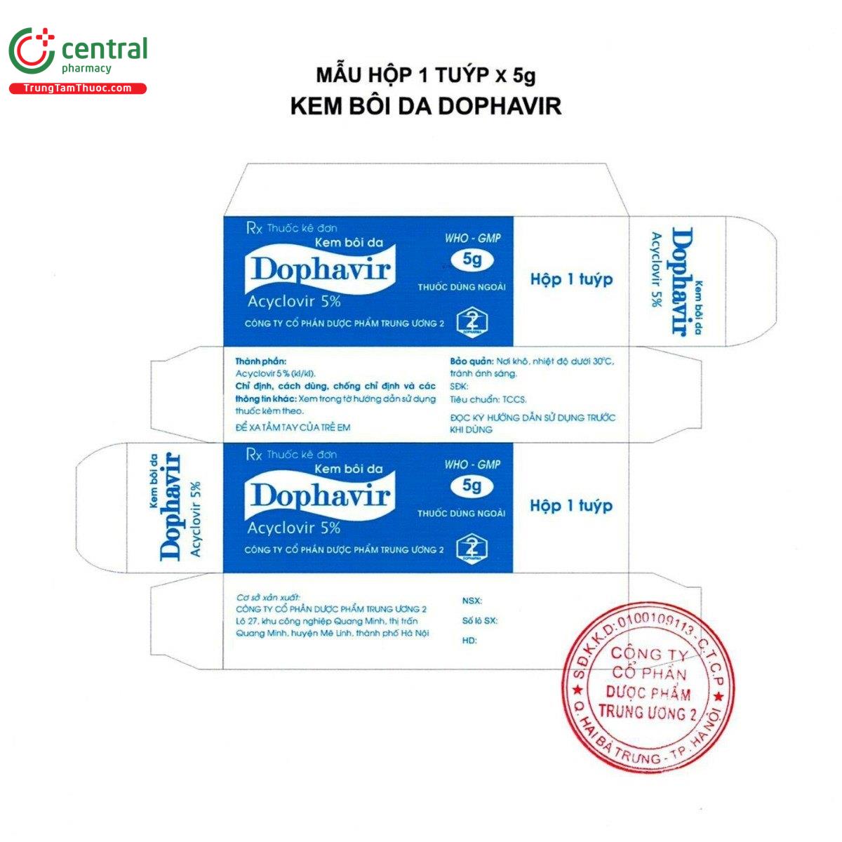 thuoc dophavir 5 7 B0775