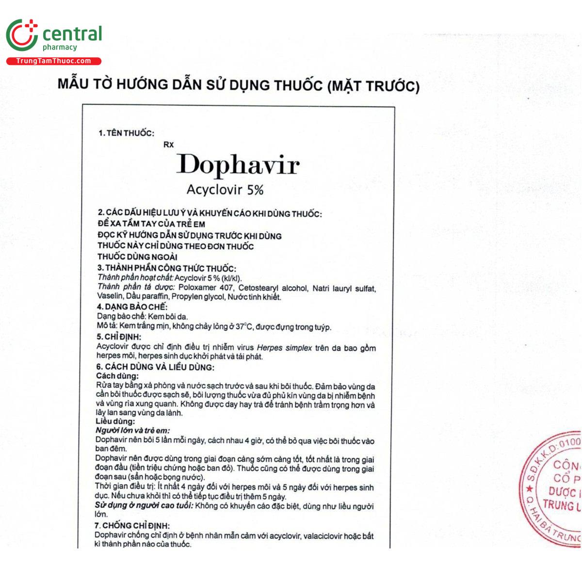 thuoc dophavir 5 8 M4577