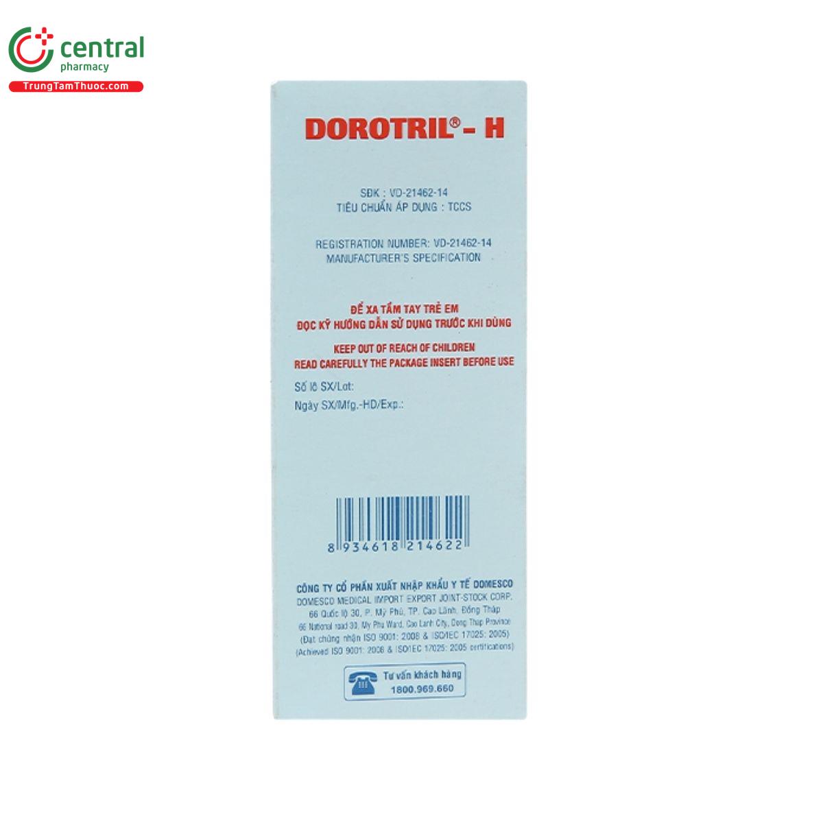 thuoc dorotril h 6 E1315 thuoc dorotril h 6 E1315