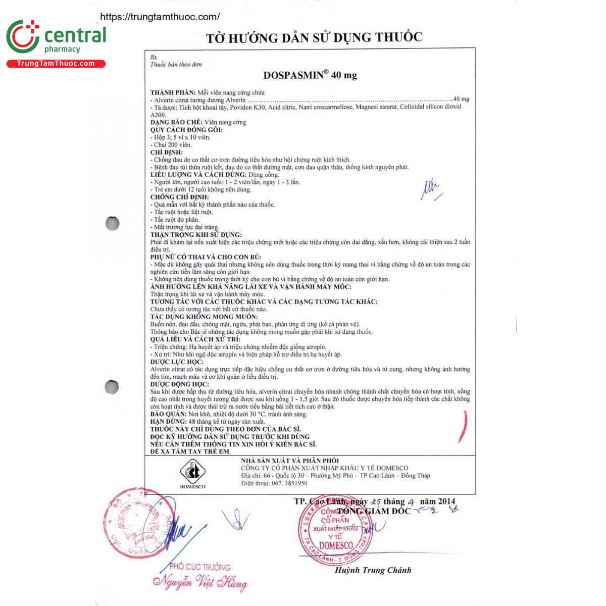thuoc dospasmin 40mg vien nang cung 3 P6680 thuoc dospasmin 40mg vien nang cung 3 P6680