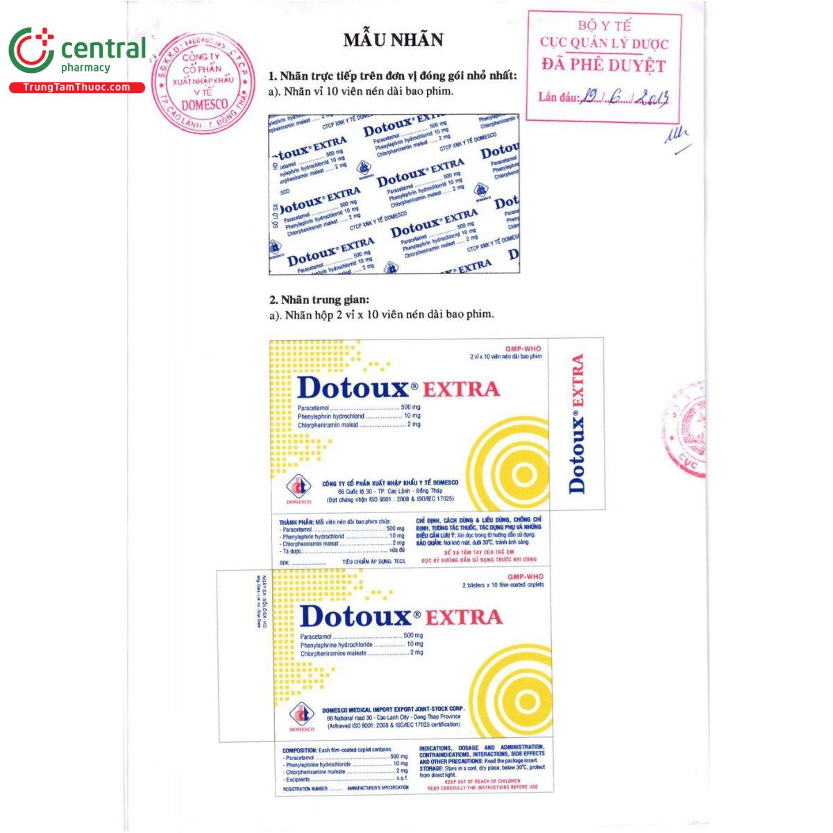 thuoc dotoux extra 5 I3420 thuoc dotoux extra 5 I3420