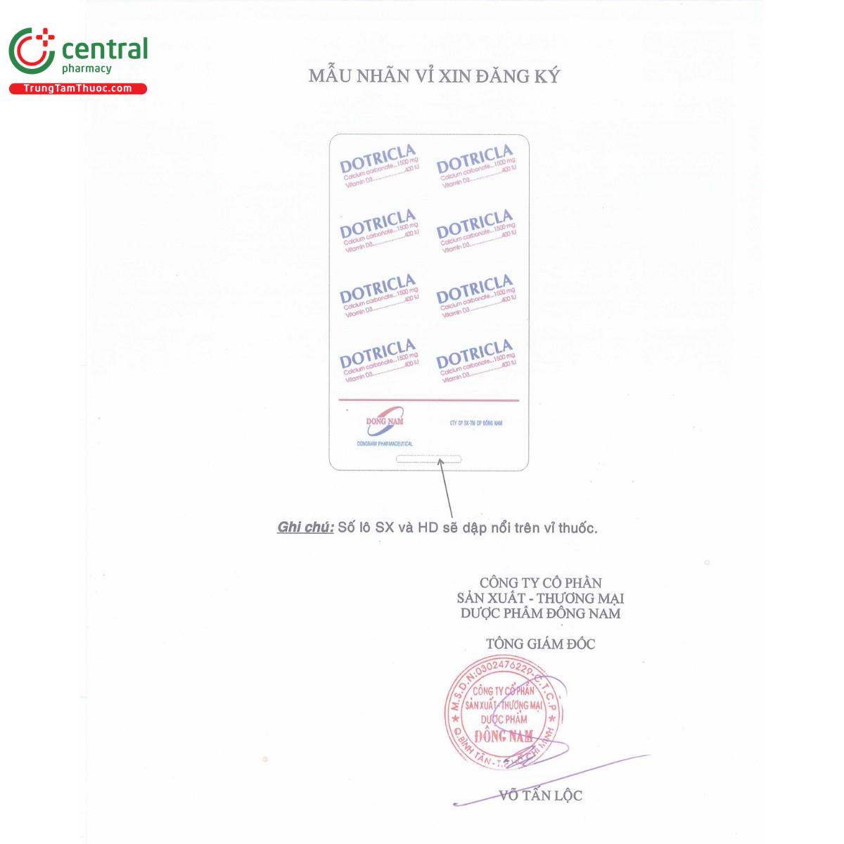 thuoc dotricla 1500mg 400iu 2 H3678 thuoc dotricla 1500mg 400iu 2 H3678