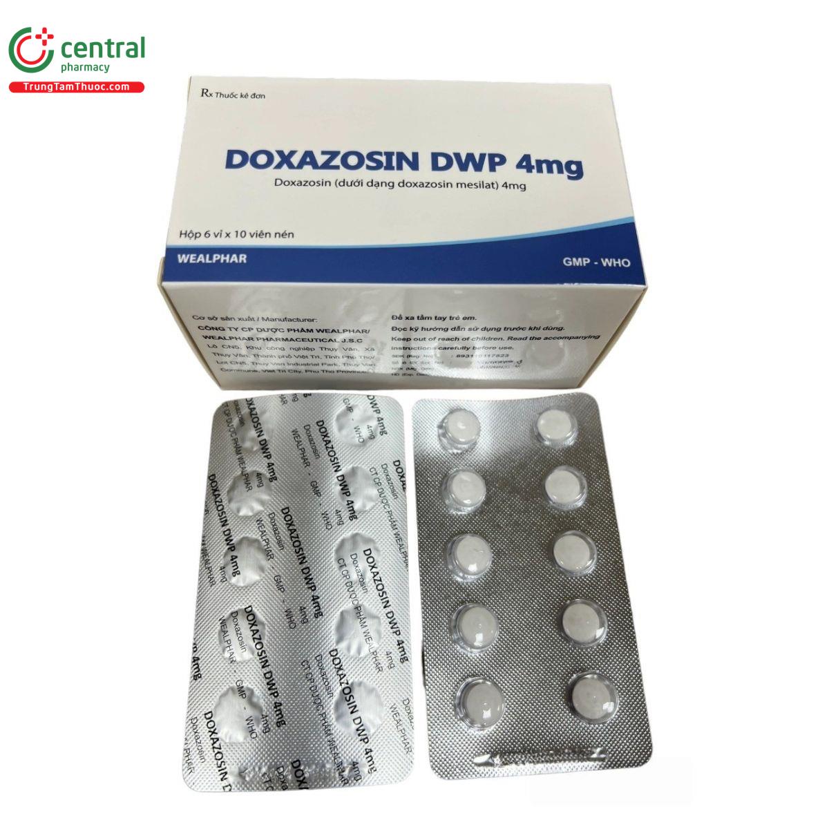 thuoc doxazosin dwp 4mg 2 D1022 thuoc doxazosin dwp 4mg 2 D1022