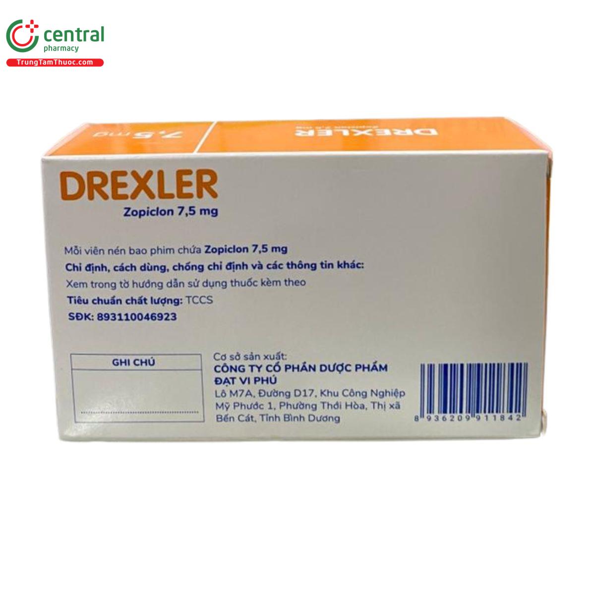thuoc drexler 7 5 mg 2 T7505 thuoc drexler 7 5 mg 2 T7505