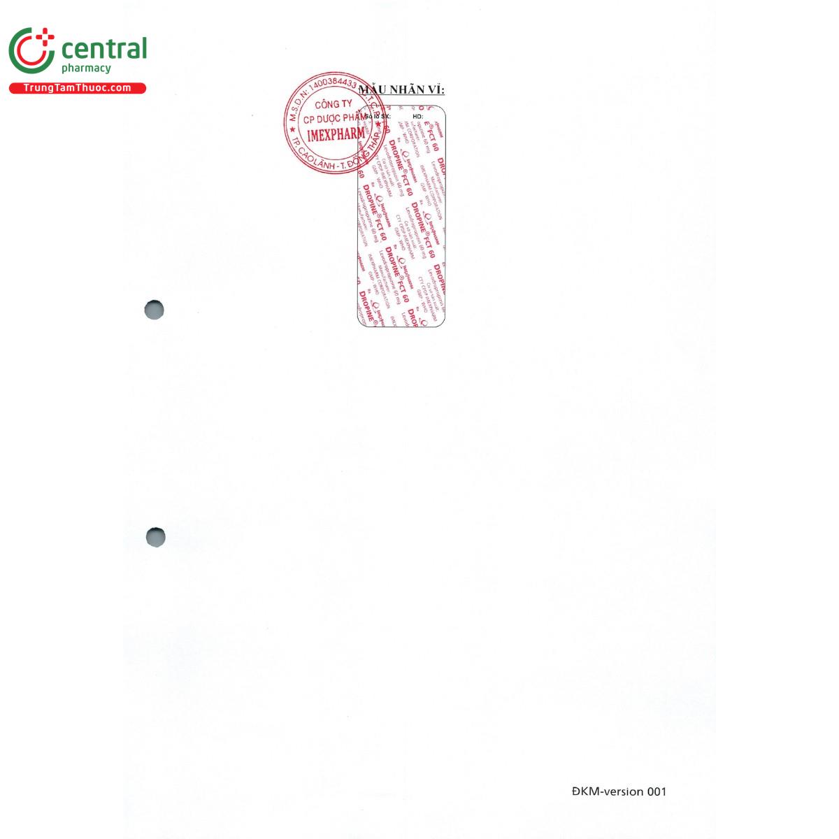 thuoc dropine fct 60mg 1 V8071 thuoc dropine fct 60mg 1 V8071