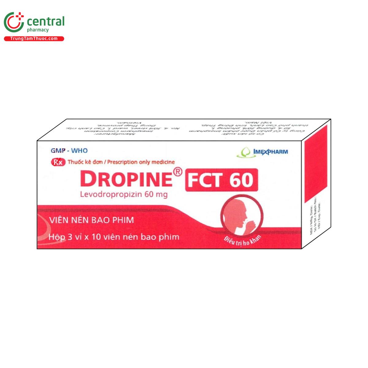 thuoc dropine fct 60mg O6344 thuoc dropine fct 60mg O6344
