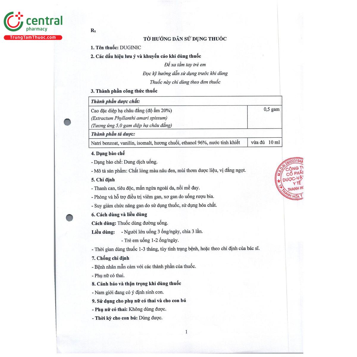 thuoc duginic 7 E1320