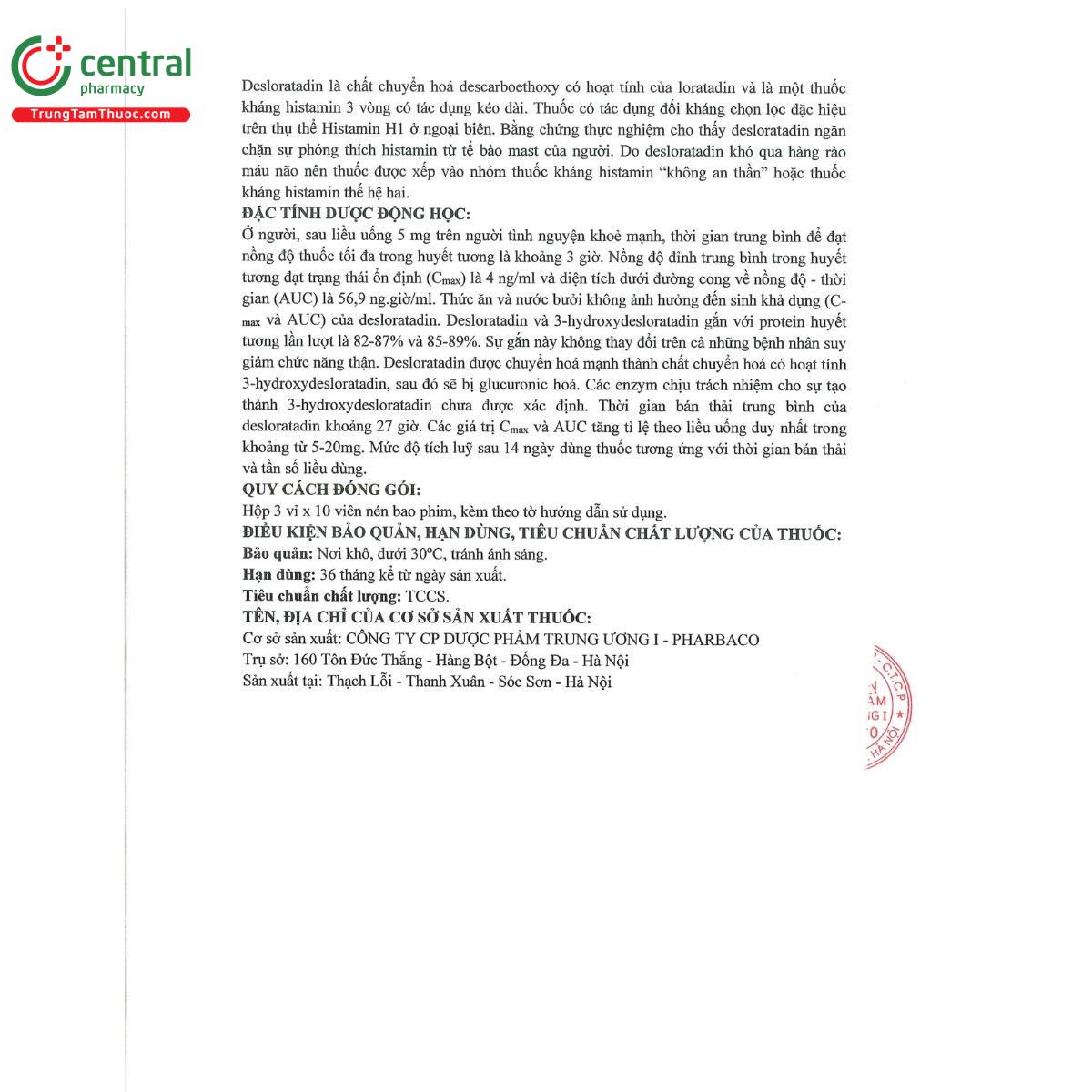 thuoc dulmaron 5 tab 5 U8127