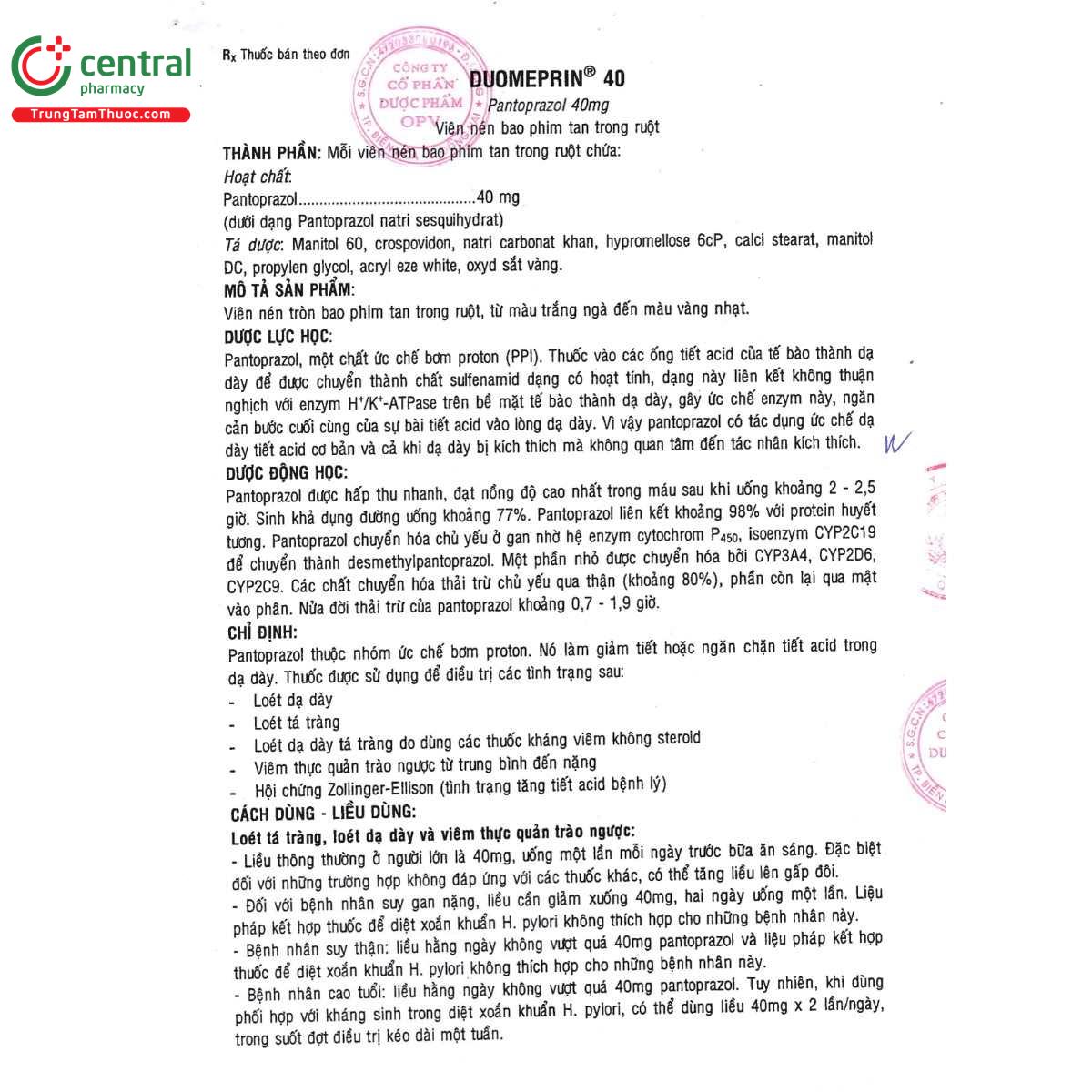 thuoc duomeprin 40 3 C0827 thuoc duomeprin 40 3 C0827