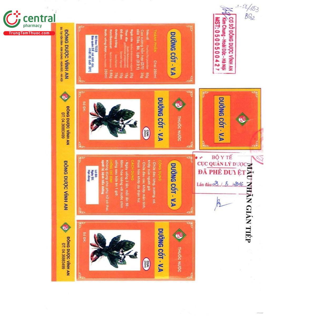 thuoc duong cot v a 2 G2146 thuoc duong cot v a 2 G2146