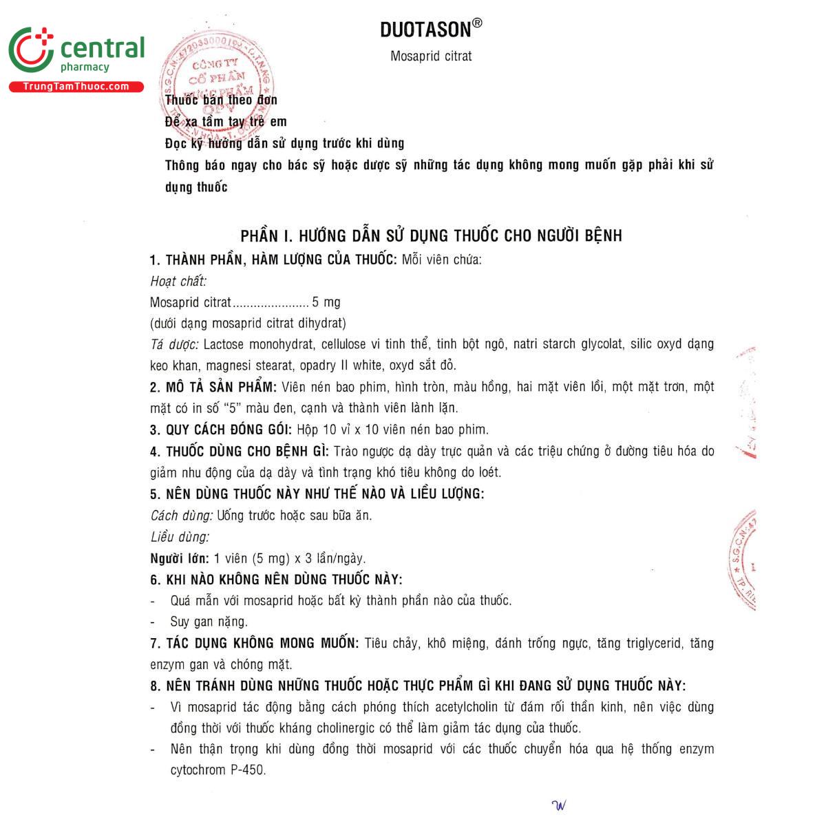 thuoc duotason 5mg 3 T8178 thuoc duotason 5mg 3 T8178