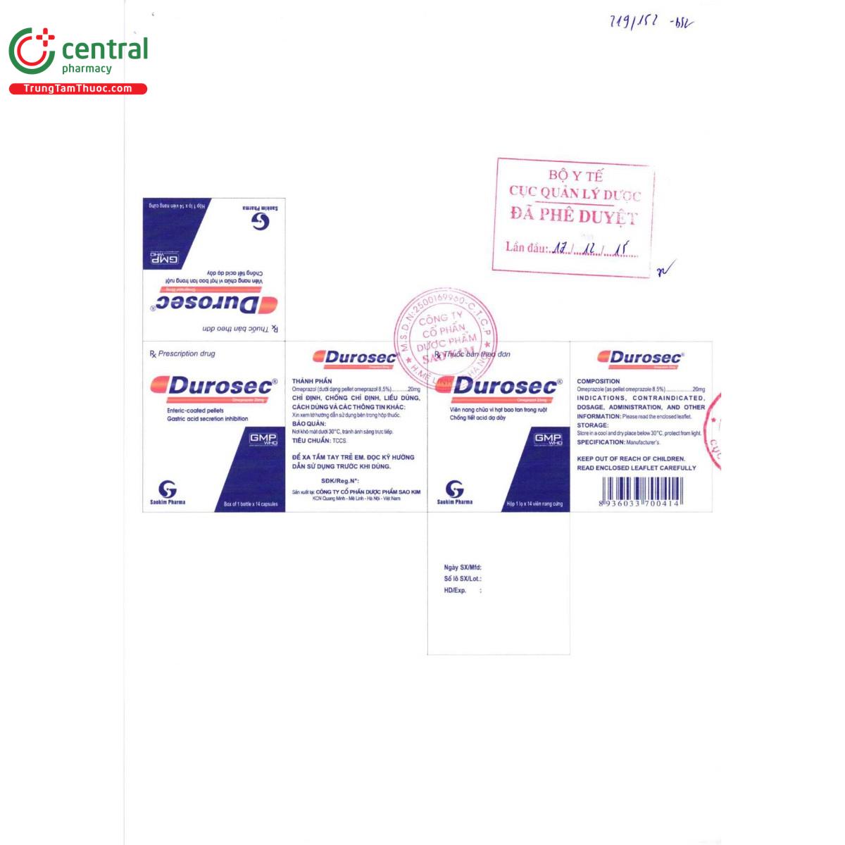 thuoc durosec 20mg 3 G2325 thuoc durosec 20mg 3 G2325