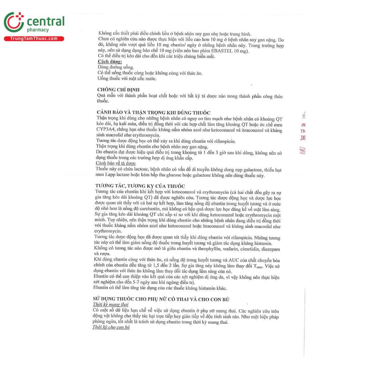 thuoc ebastel 2 K4571 thuoc ebastel 2 K4571