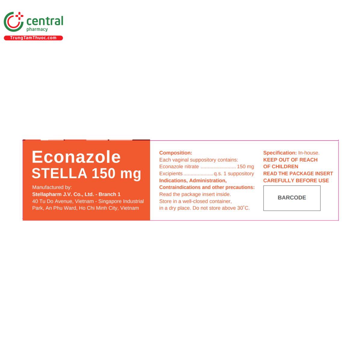thuoc econazole stella 150mg 4 P6451 thuoc econazole stella 150mg 4 P6451
