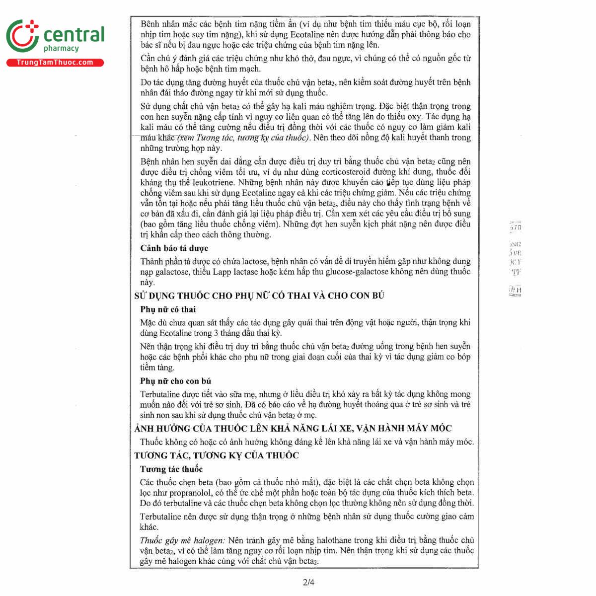 thuoc ecotaline 5mg 10 M4050 thuoc ecotaline 5mg 10 M4050