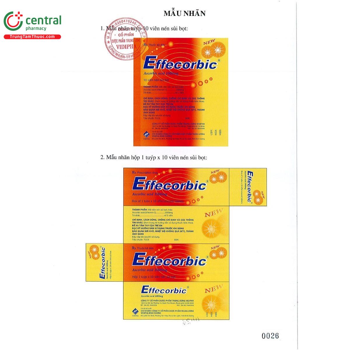thuoc effecorbic 1000mg 2 O5670