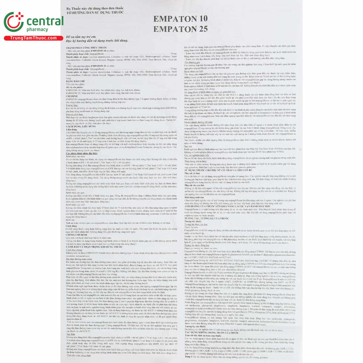 thuoc empaton 10 11 F2523 thuoc empaton 10 11 F2523