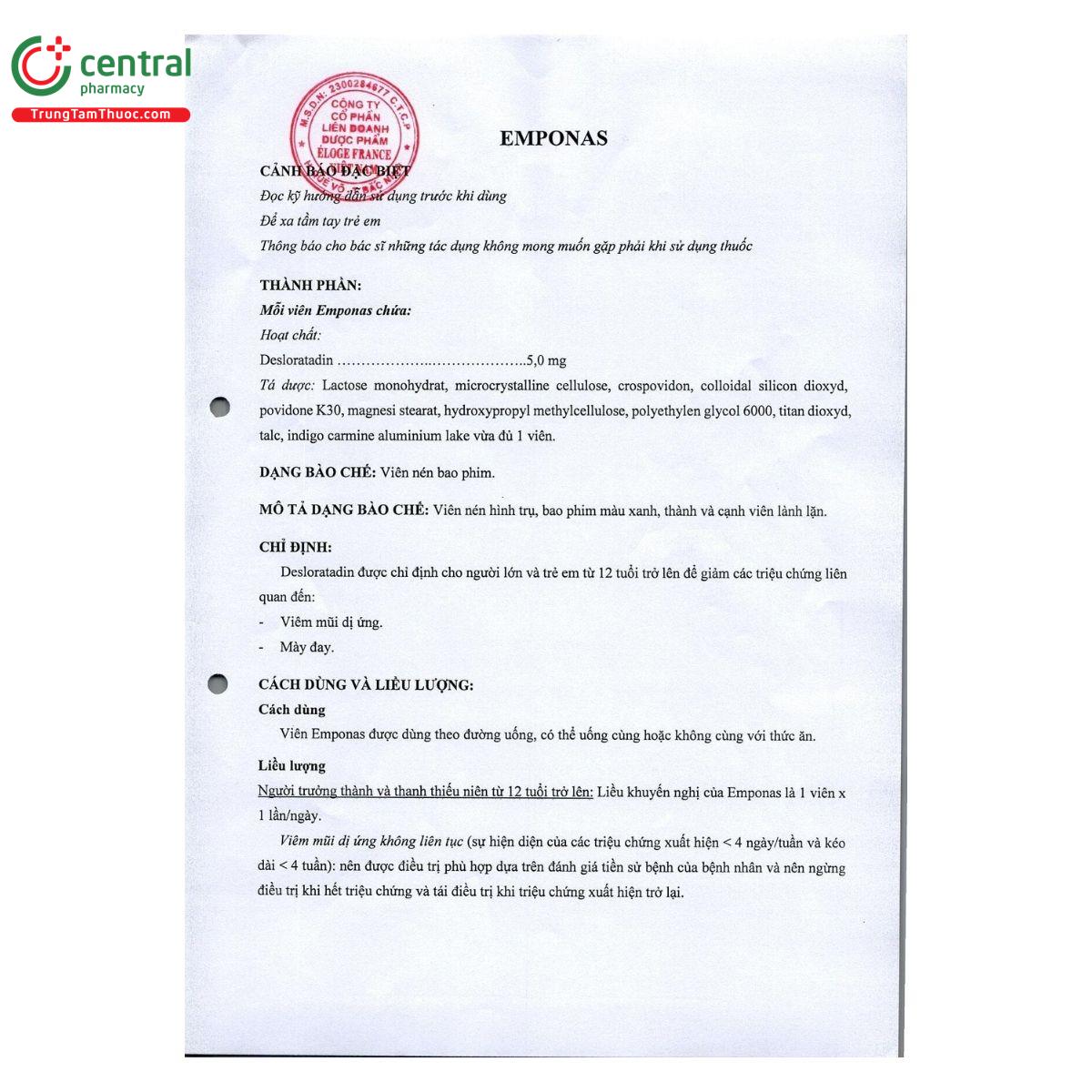 thuoc emponas 5 mg 3 Q6845