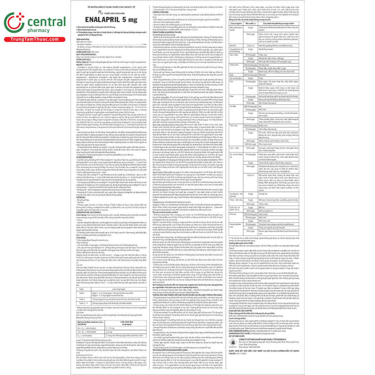 thuoc enalapril 5mg domesco 7 A0764