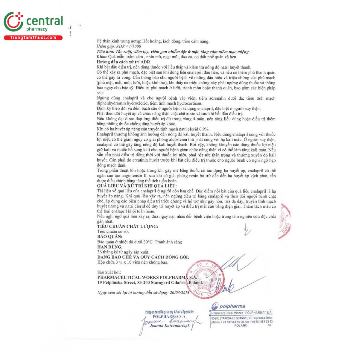 thuoc enarenal 5mg 7 K4116 thuoc enarenal 5mg 7 K4116