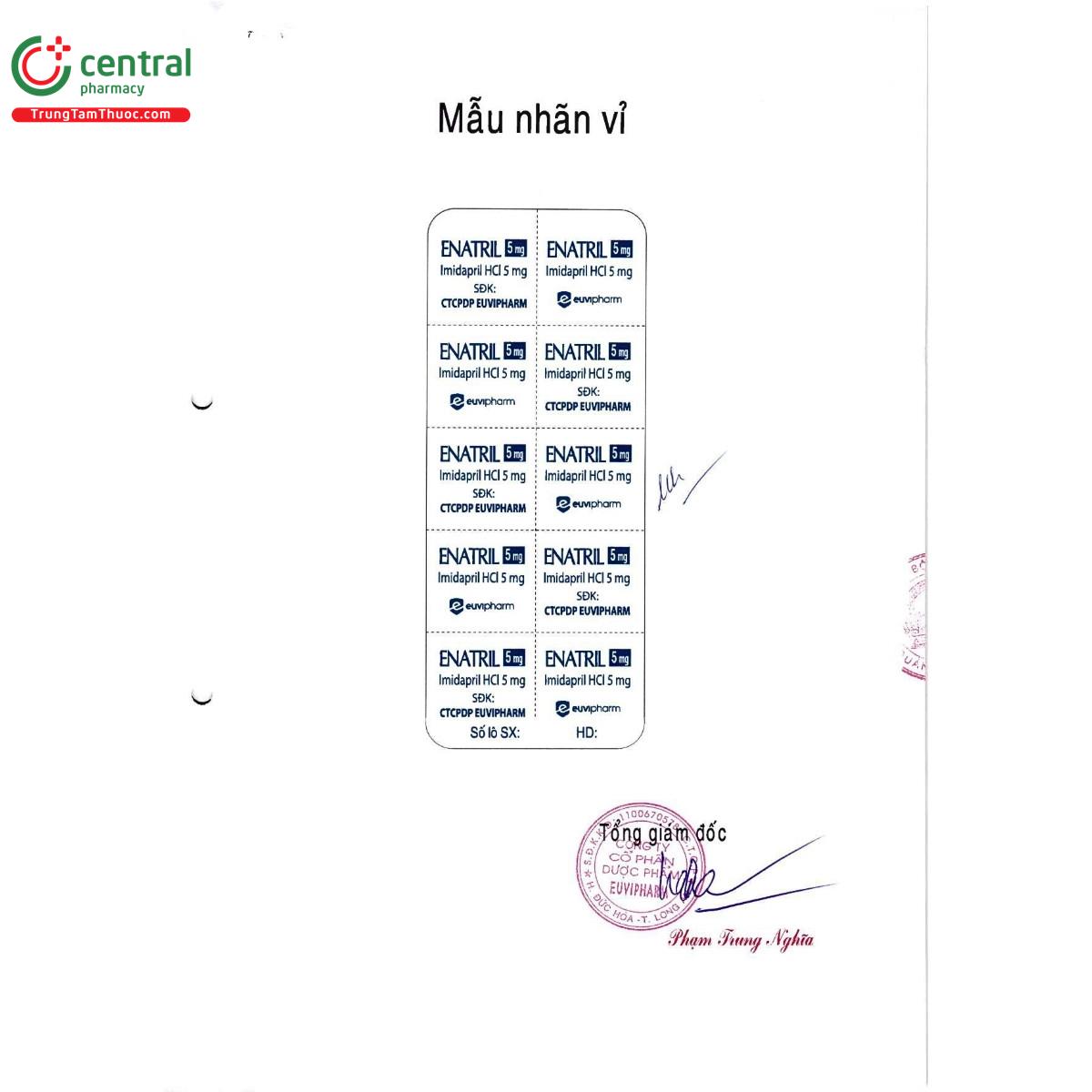 thuoc enatril 5mg 7 O5815 thuoc enatril 5mg 7 O5815