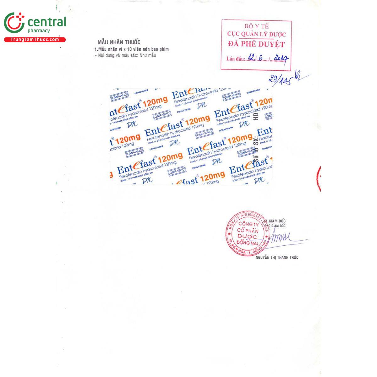 thuoc entefast 120mg A0253 thuoc entefast 120mg A0253